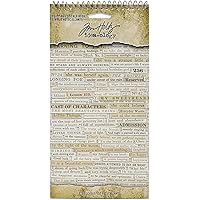  Tim Holtz Idea-ology Chitchat Word Stickers, Black and White  Matte Cardstock, 1088 Stickers, TH92998, 1/8
