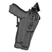 6360RDS Level Three Retention Duty Holster, Red Dot Sight Compatible, STX Plain Black, Right Hand, Fits: Glock 17/22 Streamlight TLR 2