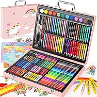 66pcs Kids Art Supplies Portable Painting & Drawing Art Kit For Kids With  Oil Pastels Crayons Colored Pencils Markers Art Set For Girls Boys Teens