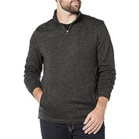 Van Heusen Mens Big And Tall Flex Long Sleeve 1/4 Zip Soft Sweater Fleece