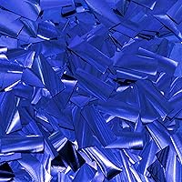 Blue Foil Metallic Strips Table Confetti Under The Sea Birthday Baby Shower Party Mylar Table Scatter Sprinkles Confetti Wedding Bachelorette Graduation Party Sequins Confetti Decorations, 60g