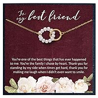 Best Friend Necklace Gifts from Best Friend Jewelry Friendship Necklace Friends Forever Necklace for Friends Going Away Gifts