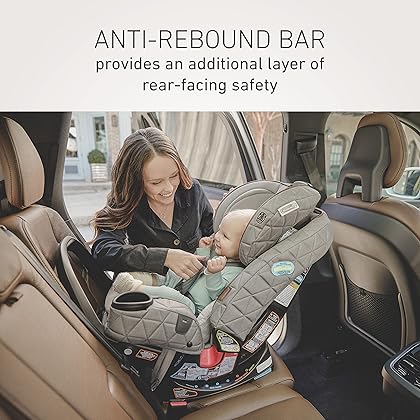 Graco® Premier 4Ever® DLX Extend2Fit® SnugLock® 4-in-1 Car Seat Featuring Anti-Rebound Bar, Midtown