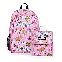 Wildkin 15 Inch Kids Backpack Bundle with Lunch Bag (Paisley)