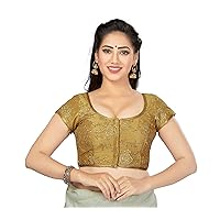 Readymade Embellished Sequin Work Silk Saree Blouse Collection
