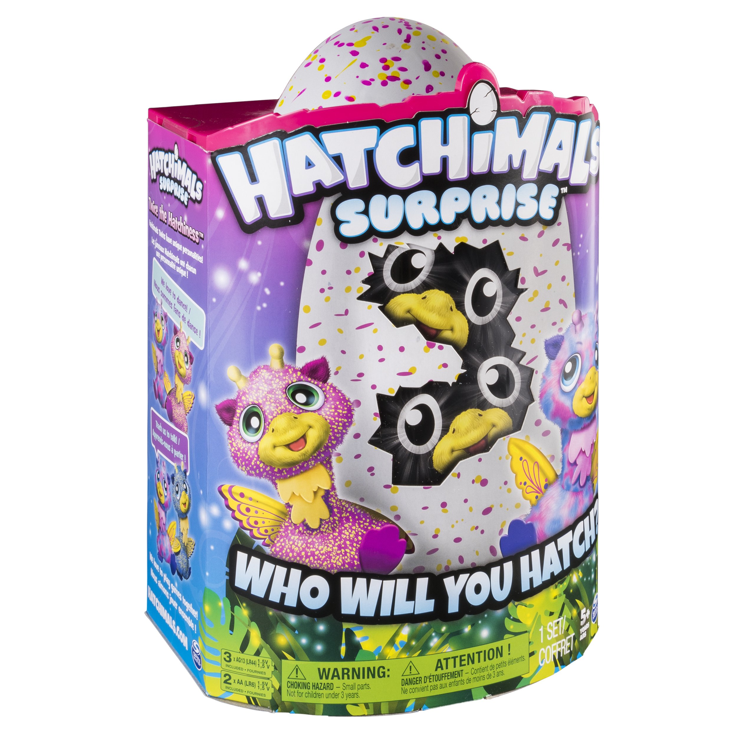 Hatchimals Surprise - Giraven - Hatching Egg with Surprise Twin Interactive Creatures by Spin Master