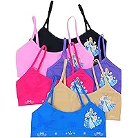 ToBeInStyle Girl’s Pack of 6 Fun Print Training Bras Top Wire-Free Non-Padded