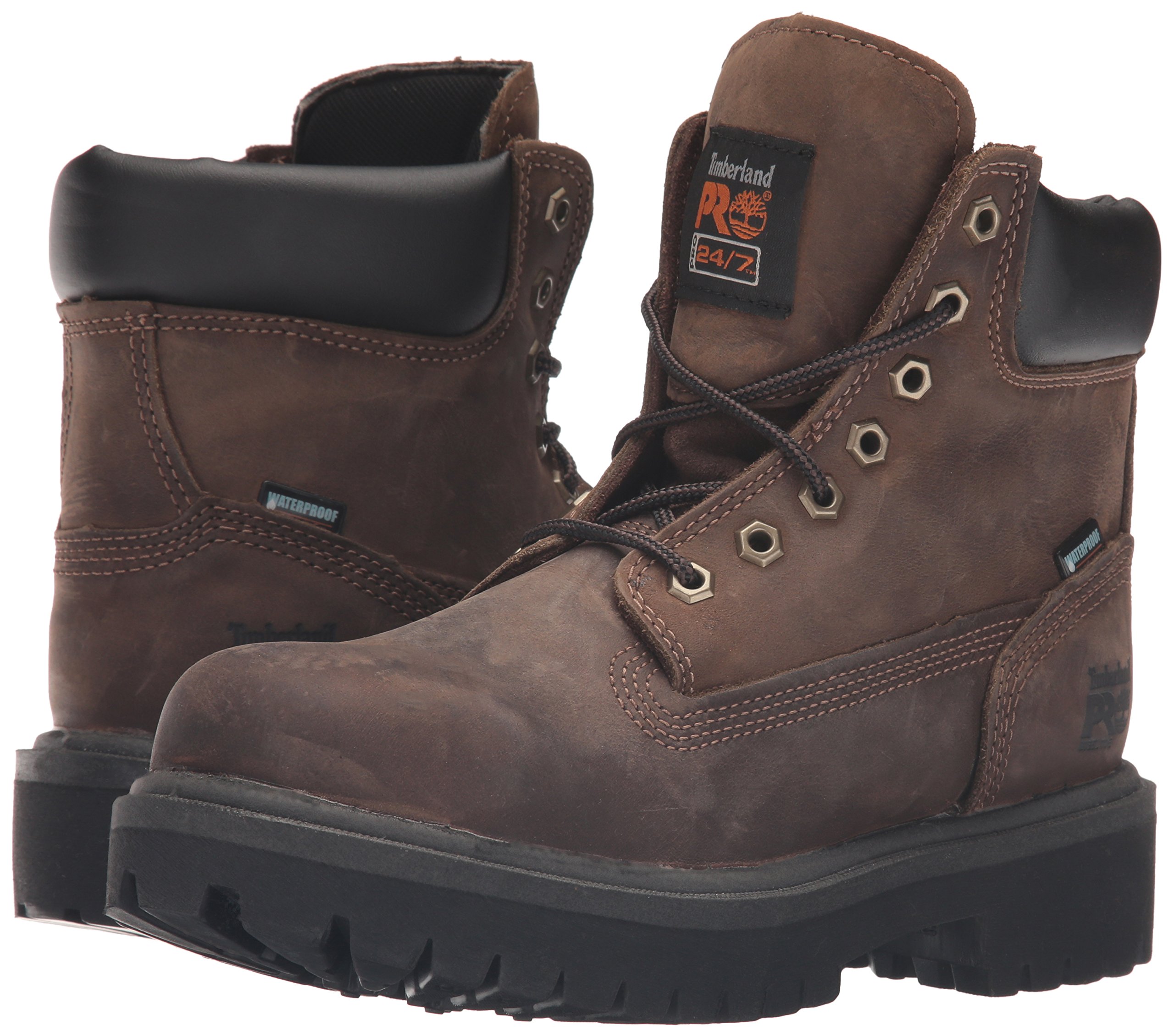 Timberland PRO Men's Direct Attach 6 Inch Steel Safety Toe Waterproof Insulated Work Boot