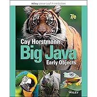 Big Java: Early Objects Big Java: Early Objects Loose Leaf