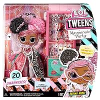 Tweens Masquerade Party Regina Hartt Fashion Doll with 20 Surprises Including Accessories & 2 Pink Outfits, Holiday Toy Playset, Great Gift for Kids Girls Boys Ages 4 5 6+ Years Old