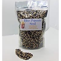 4 oz Blue Popcorn Seed - Un popped Kernels for popping - Large Butterfly Popcorn- Versatile product, makes for a delicious snack or family fun crafts! Works with most poppers. Country Creek LLC
