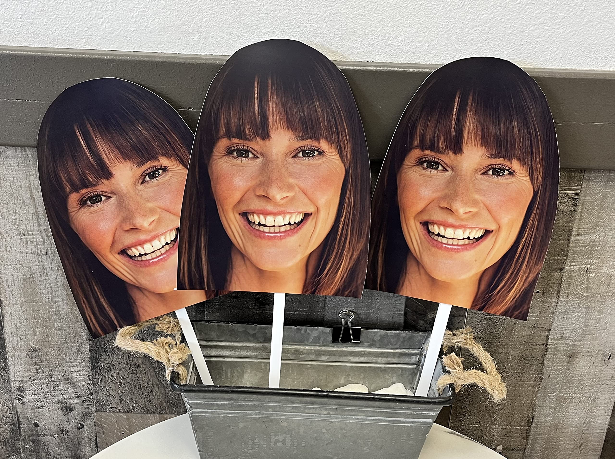 Face on a Stick, Custom face Cutout, Party Prop Fat Head, Fan Face, Wedding, Bachelor, Graduation, 6pcs, Option for More