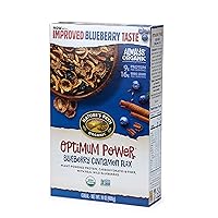 Nature's Path Optimum Power Organic Cereal, Blueberry Cinnamon Flax, 14 Oz Box (Pack of 6)