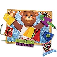 Bear Theme: Basic Skills Puzzle Board Bundle with 1 Theme Compatible M&D Scratch Fun Mini-Pad (03784)