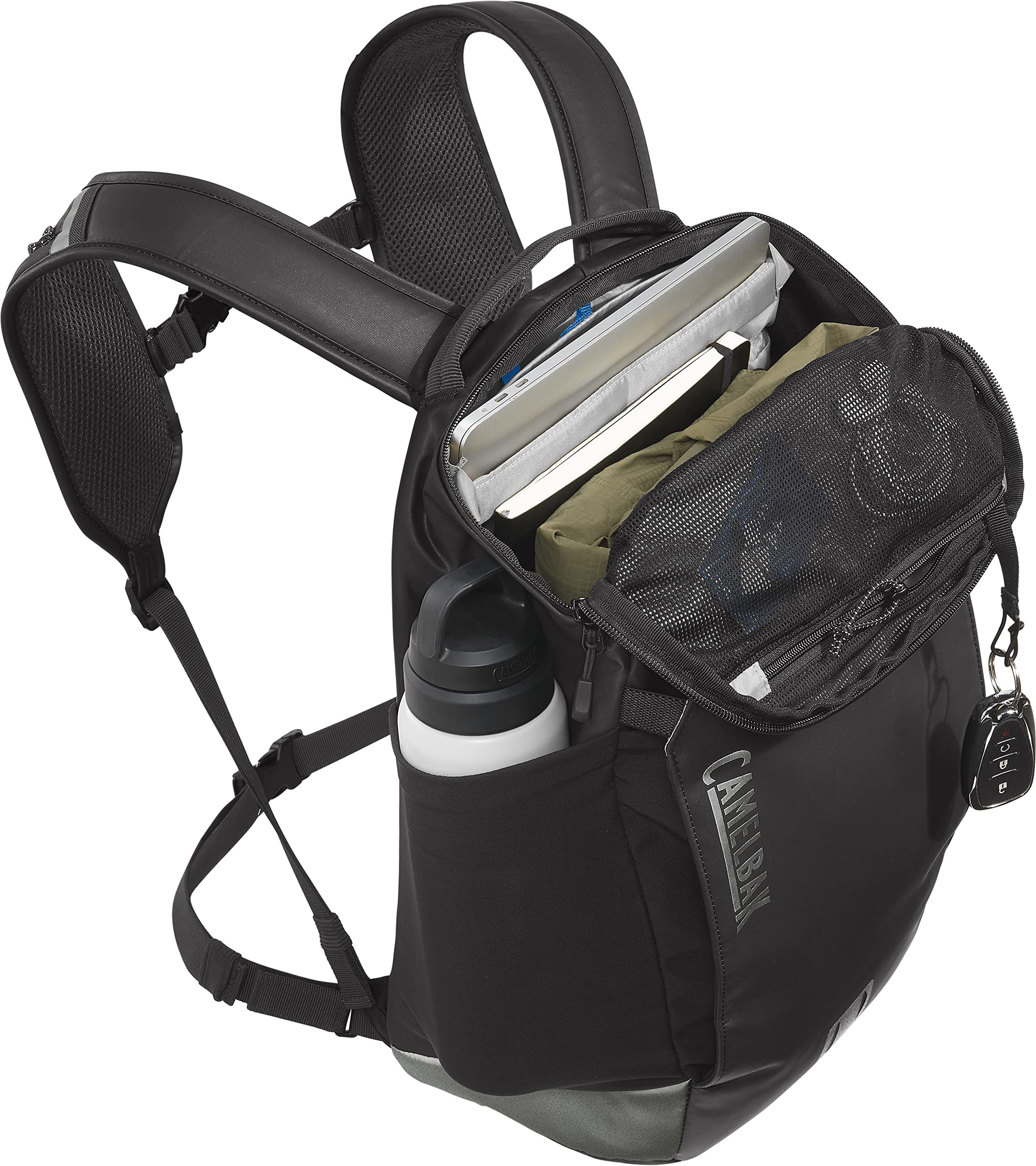 CamelBak M.U.L.E. Commute 22 Bike Backpack with Weatherproof Laptop Sleeve,Black