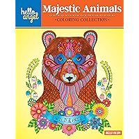 Hello Angel Majestic Animals Coloring Collection (Design Originals) 32 One-Side-Only Designs with Tigers, Elephants, Unicorns, Lions, Dolphins, & More, plus Quotes, Tips, and Examples for Inspiration Hello Angel Majestic Animals Coloring Collection (Design Originals) 32 One-Side-Only Designs with Tigers, Elephants, Unicorns, Lions, Dolphins, & More, plus Quotes, Tips, and Examples for Inspiration Paperback