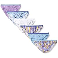 Fruit of the Loom Girls' Big 6pk Assorted Bikini