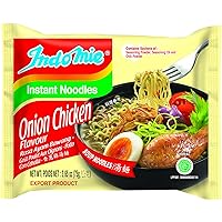 Indomie Instant Noodle Soup Onion Chicken (Ayam Bawang) Flavor 2.65 oz (30 packs)