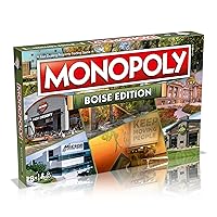 MONOPOLY Board Game - Boise Edition: 2-6 Players Family Board Games for Kids and Adults, Board Games for Kids 8 and up, for Kids and Adults, Ideal for Game Night