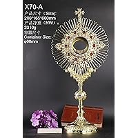 Rare Fine Monstrance with Zircon, Beautiful and Affordable! 23 3/5
