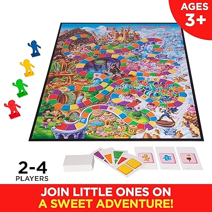 Candy Land: Kingdom of Sweet Adventures Kids Board Game, Preschool Games for 2-4 Players, Kids Board Games, Preschool Games, Ages 3 and Up (Amazon Exclusive)