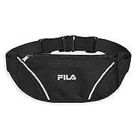 FILA Accessories Waist Pack - Running Belt Fanny Pack | Adventurer Adjustable Sports Pouch Phone Holder for Women & Men | Running, Walking, Cycling, Exercise & Fitness