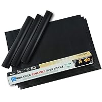 Oven Liners for Bottom of Oven - 3 Pack Non-Stick 16.5