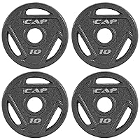CAP Barbell 2-Inch Olympic Grip Weight Plate | Multiple Options