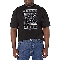 Marvel Big & Tall Hawkeye Christmas Sweater Men's Tops Short Sleeve Tee Shirt
