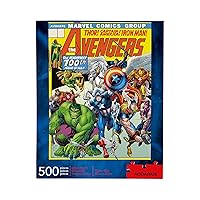 AQUARIUS Marvel Avengers Puzzle (500 Piece Jigsaw Puzzle) - Officially Licensed Marvel Merchandise & Collectibles - Glare Free - Precision Fit - 14 x 19 Inches