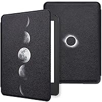 WALNEW Case Cover for All-New Kindle (2022 Release), Smart Cover with Auto Sleep/Wake Fits Kindle (11th Generation) - 2022 Release (Lunar Eclipse)
