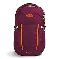 THE NORTH FACE Women's Pivoter Everyday Laptop Backpack, Boysenberry/Mandarin, One Size