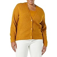 Amazon Essentials Women's Soft Touch Ribbed Blouson Cardigan