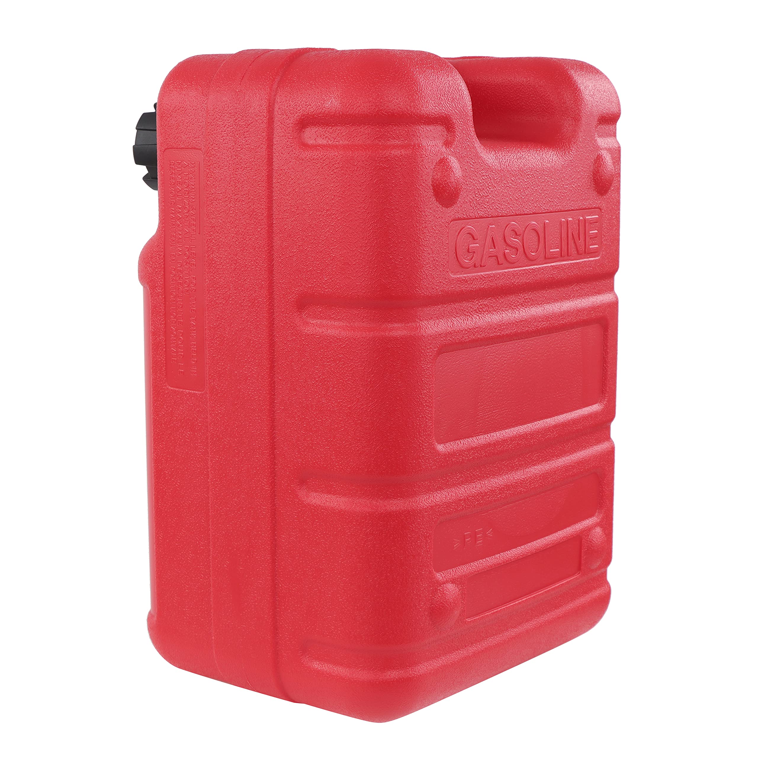 BISupply Portable Boat Fuel Tank, 6gal - 24L Boat Gas Tank, Outboard Marine Portable Fueling Tank Plastic Tank with Hose