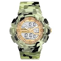 Steve Madden Unisex Analog-Digital Chronograph Silicone Strap Watch