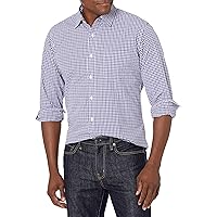 Men's Regular-Fit Long-Sleeve Casual Poplin Shirt