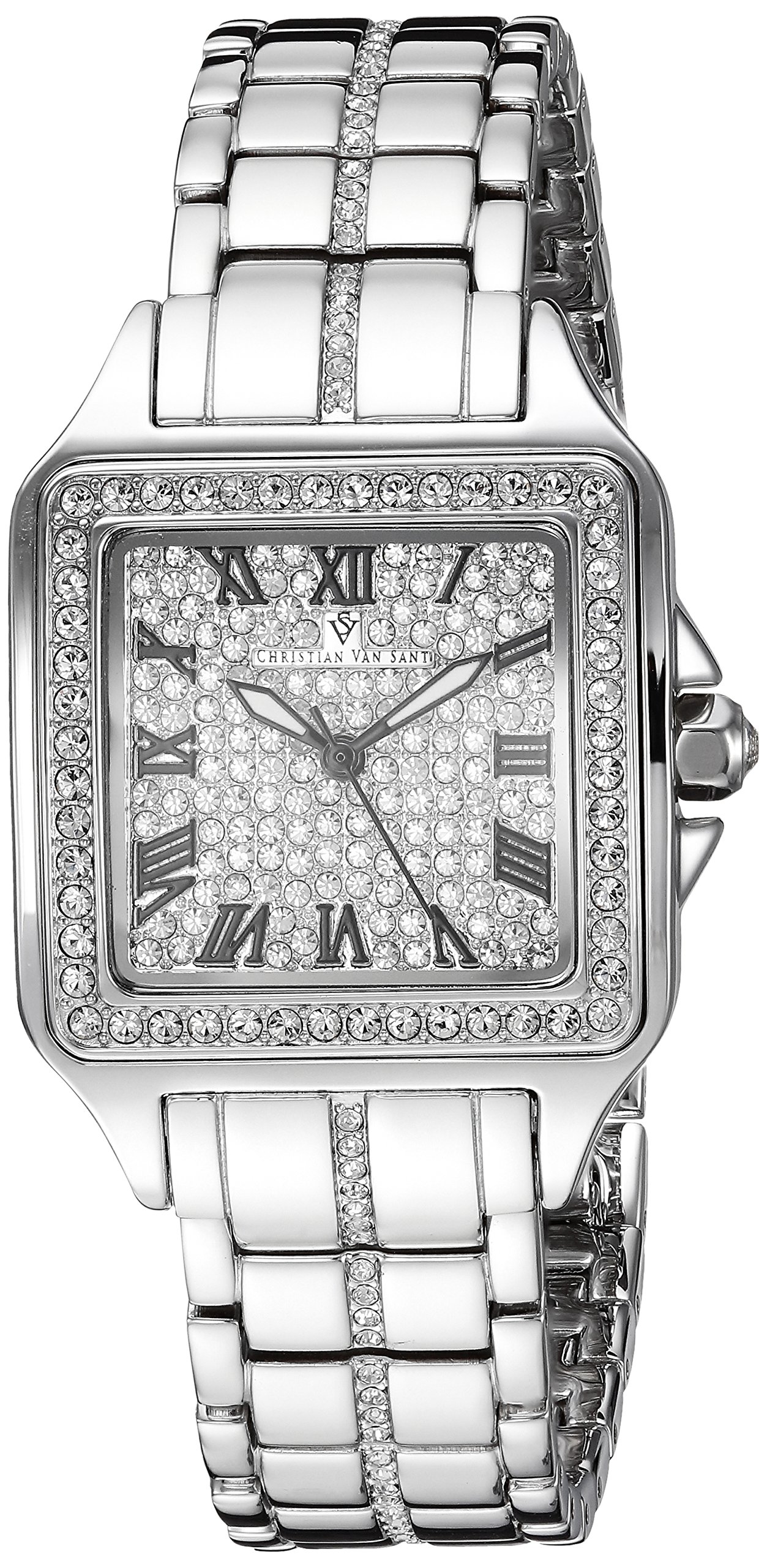 Christian Van Sant Women's CV4620 Splendeur Analog Display Quartz Silver Watch