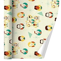 GRAPHICS & MORE Big Bang Theory Retro Art Gift Wrap Wrapping Paper Rolls