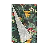 Talking Tables 4 x Forest Mushroom Themed Tissue Paper Sheets for Xmas Presents | Festive Christmas Gift Wrapping for Adults or Kids |Plastic Free & Recyclable at Home | 70cm x 50cm.