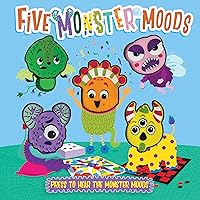 Little Hippo Books Five Monster Moods | Touch and Feel Books for Toddlers | Sound Books | Kid's Books with Sound | Educational Children's Books and Sensory Books