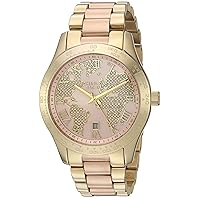 Michael Kors Women's Layton Rose/Gold-Tone Watch MK6476