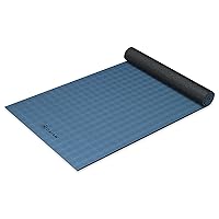 Gaiam Yoga Mat - Ultra-Sticky 6mm Extra Thick Exercise & Fitness Mat All Types Yoga, Pilates & Floor Exercises (68