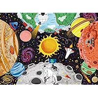 Ceaco - Glow in The Dark - Outer Space Adventure - 100 Piece Jigsaw Puzzle