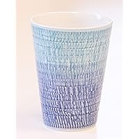 Okugawa Pottery 388996 Mug, Diameter 2.8 x 3.6 inches (70 x 92 mm), Okugawa Pottery Sky, Free Cup Medium (Tom)
