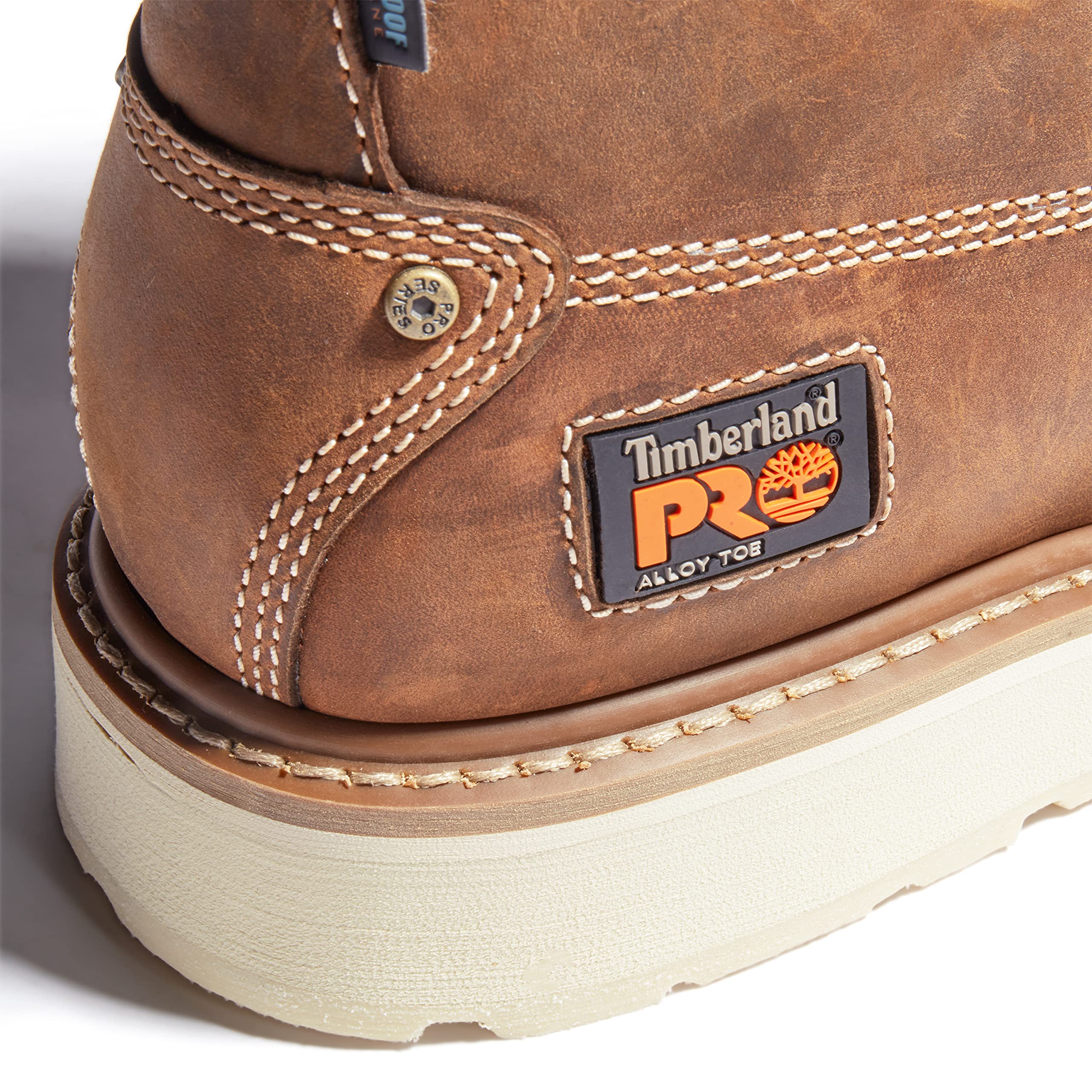 Timberland PRO Men's Gridworks 6 Inch Alloy Safety Toe Waterproof Industrial Wedge Work Boot