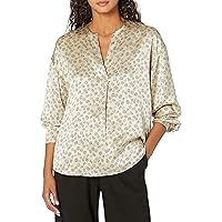 Vince Women's Zinnia Floral Half Placket Popover