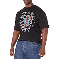 Marvel Big & Tall Classic Spidy Christmas Spirit Men's Tops Short Sleeve Tee Shirt