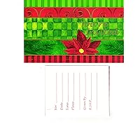 You're Invited Holiday Christmas Invitations 8 Count (5 x 4 Folded)