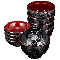 Set of 5 Small Suction Bowls, 3.2 inches (3.2 x 9.5 cm), PBT Alloy Resin and Urethane Coating, Restaurant, Japanese Tableware, Restaurant, Commercial Use, Tableware