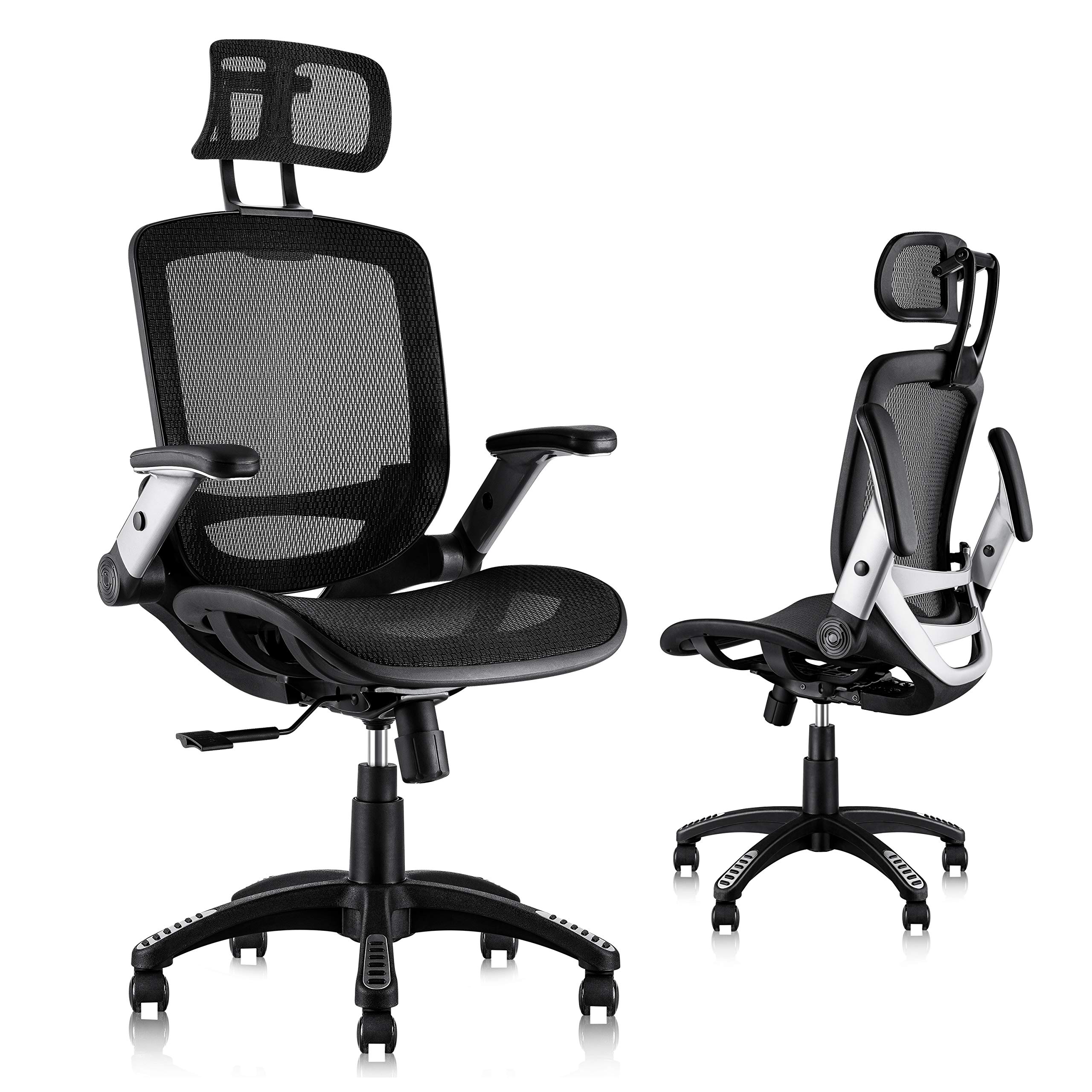 high back office chair with headrest        <h3 class=